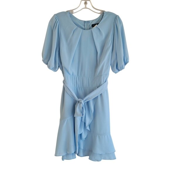 NWT B. Darlin Dusty/Day Blue Girls Dress Size 11/12 - Picture 1 of 8